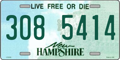 NH license plate 3085414