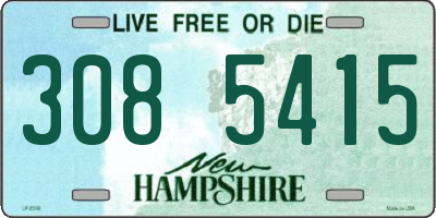 NH license plate 3085415