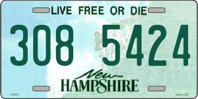NH license plate 3085424