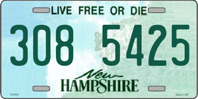 NH license plate 3085425