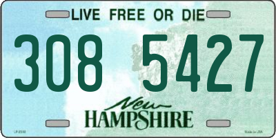 NH license plate 3085427
