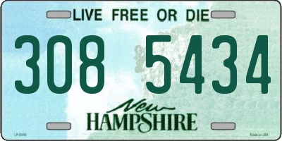NH license plate 3085434