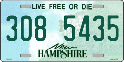 NH license plate 3085435