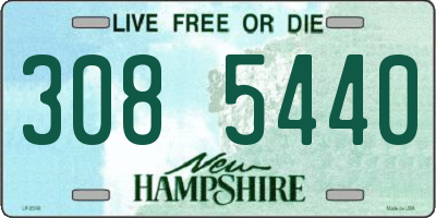 NH license plate 3085440