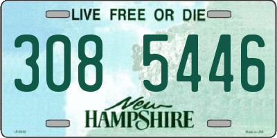 NH license plate 3085446