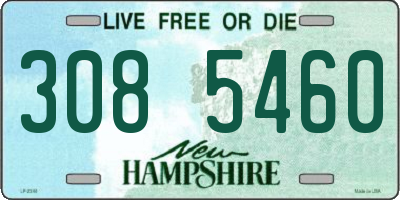 NH license plate 3085460