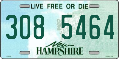 NH license plate 3085464