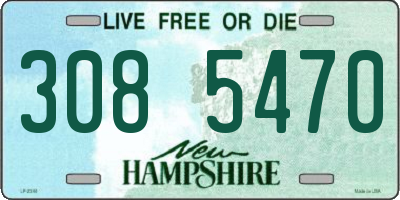 NH license plate 3085470