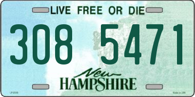 NH license plate 3085471