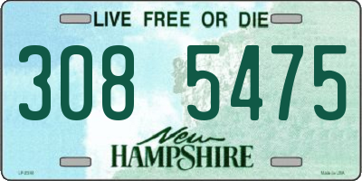 NH license plate 3085475