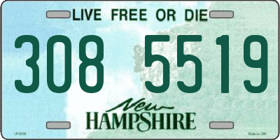 NH license plate 3085519
