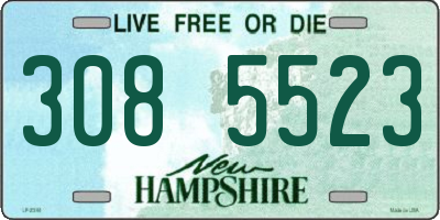NH license plate 3085523