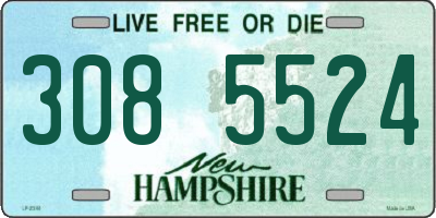 NH license plate 3085524