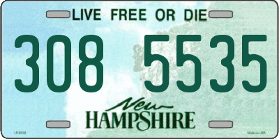 NH license plate 3085535