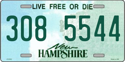 NH license plate 3085544