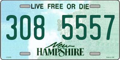 NH license plate 3085557
