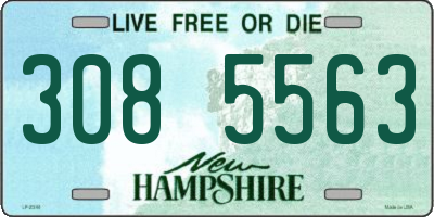 NH license plate 3085563