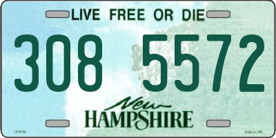 NH license plate 3085572