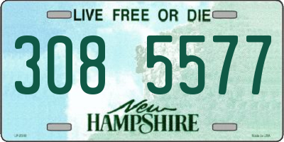 NH license plate 3085577