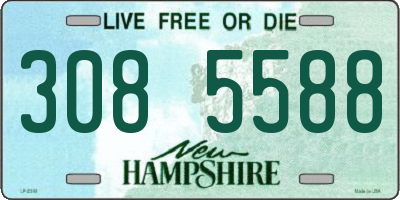 NH license plate 3085588