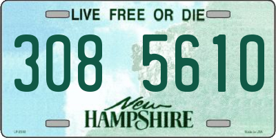 NH license plate 3085610