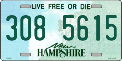 NH license plate 3085615