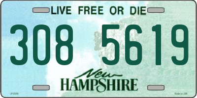 NH license plate 3085619