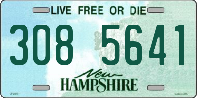 NH license plate 3085641