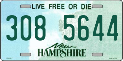 NH license plate 3085644