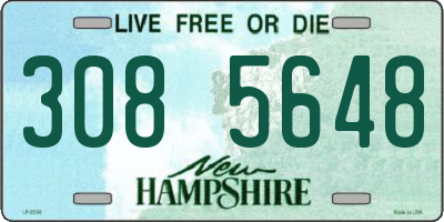 NH license plate 3085648