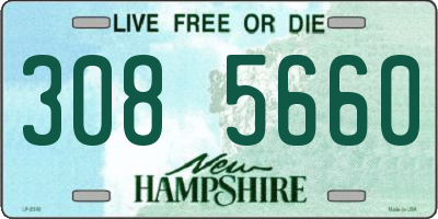 NH license plate 3085660