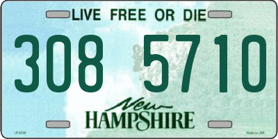NH license plate 3085710