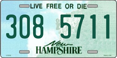 NH license plate 3085711