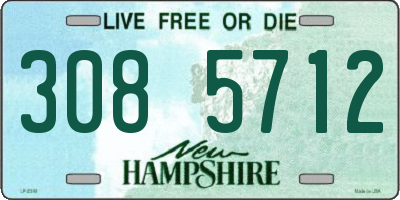 NH license plate 3085712