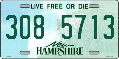 NH license plate 3085713