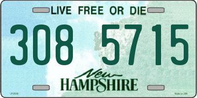 NH license plate 3085715