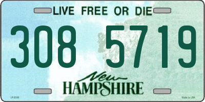 NH license plate 3085719