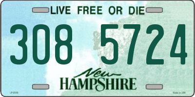 NH license plate 3085724