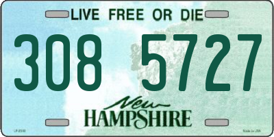 NH license plate 3085727
