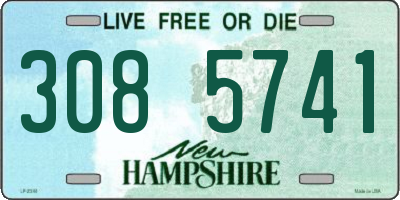 NH license plate 3085741