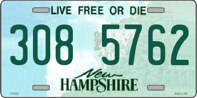 NH license plate 3085762