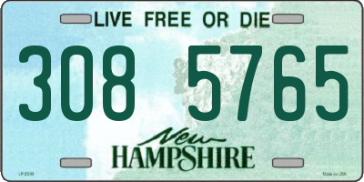 NH license plate 3085765