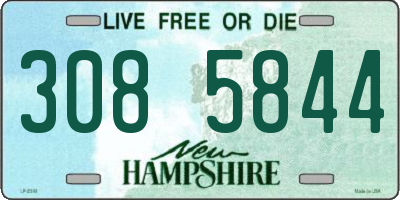 NH license plate 3085844