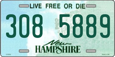 NH license plate 3085889