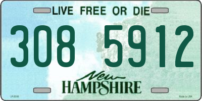 NH license plate 3085912