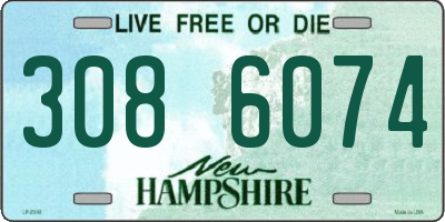 NH license plate 3086074