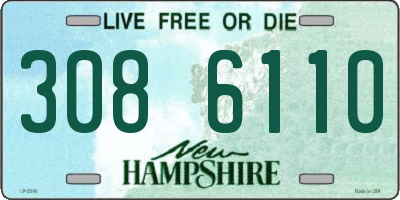 NH license plate 3086110