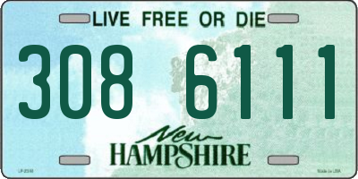 NH license plate 3086111