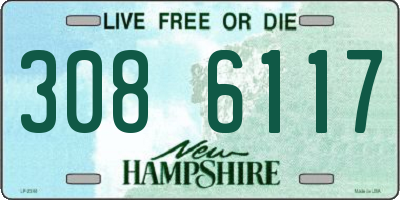 NH license plate 3086117