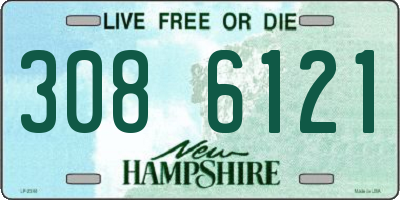NH license plate 3086121